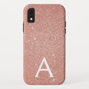 Case-Mate iPhone Case Parties scintillant d'or rose Rose et monogramme é