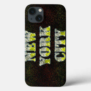 Coques Pour iPhone Parties scintillant d'or Silver de New York