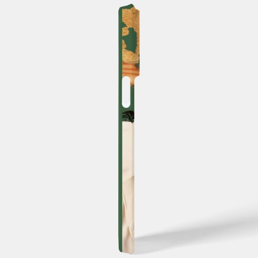 Coques Case-Mate iPhone parties scintillant d'or vert (Verso / Droite)