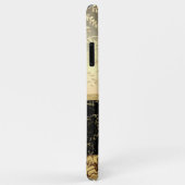 Coques Case-Mate iPhone Parties scintillant dorée à bille et initiales noi (Dos/Droite)