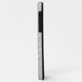 Coques Case-Mate iPhone Parties scintillant dorée gris argent brillant tex (Dos/Gauche)