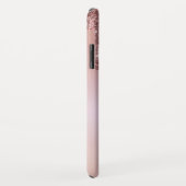 Coques Case-Mate iPhone Parties scintillant Drivers Rose Blush Pink Black (Dos/Droite)