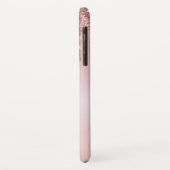 Coques Case-Mate iPhone Parties scintillant Drivers Rose Blush Pink Black (Dos/Gauche)