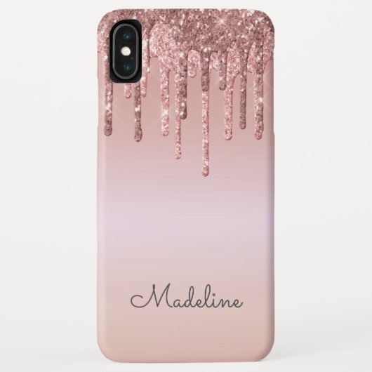 Coques Case-Mate iPhone Parties scintillant Drivers Rose Blush Pink Black (Dos)