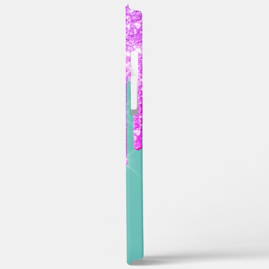 Coques Case-Mate iPhone Parties scintillant Drives Pineapple Mint Green (Verso / Gauche)