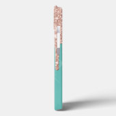Coques Case-Mate iPhone Parties scintillant Drives Striped Pineapple Mint  (Verso / Gauche)