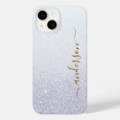 Coques Case-Mate iPhone Parties scintillant élégante monogrammed Nom (Verso)