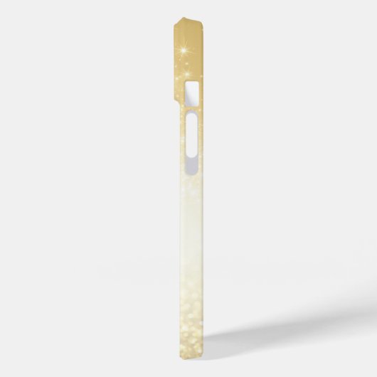 Coques Case-Mate iPhone Parties scintillant élégante monogrammed Nom (Verso / Gauche)