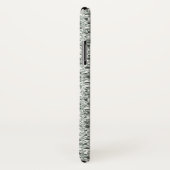 Coques Case-Mate iPhone Parties scintillant en argent Faux (Dos/Droite)