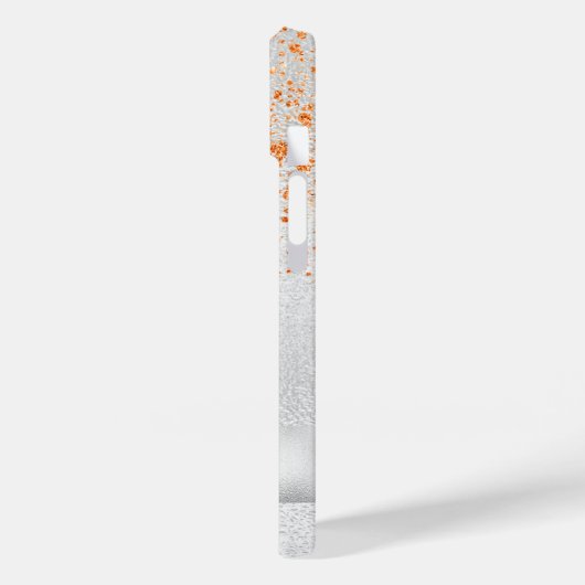 Coques Case-Mate iPhone Parties scintillant en or argenté nom étincelant (Verso / Gauche)