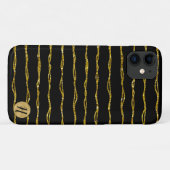 Coques Case-Mate iPhone Parties scintillant en or et boîtier de téléphone  (Dos (Horizontal))