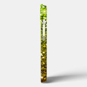 Coques Case-Mate iPhone Parties scintillant en or vert clair chatoyantes (Verso / Gauche)