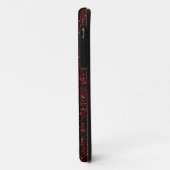 Coques Case-Mate iPhone Parties scintillant en rubis rouge foncé (Dos/Gauche)