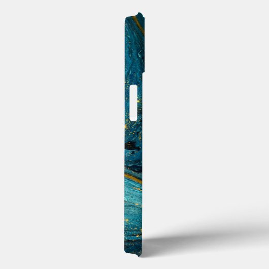 Coques Case-Mate iPhone Parties scintillant étincelante marbre Art Blue Go (Verso / Droite)