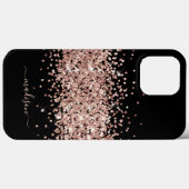 Coques Case-Mate iPhone Parties scintillant Fille Parkle Sweet 16 Rose Ble (Verso (horizontal))