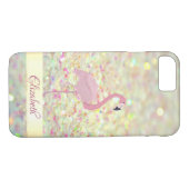 Coques Case-Mate iPhone Parties scintillant Flamant rose rose Bokeh - Pers (Dos (Horizontal))