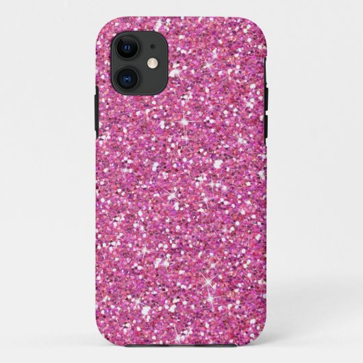 Coques Case-Mate iPhone Parties scintillant Fuschia Glitzy (Dos)