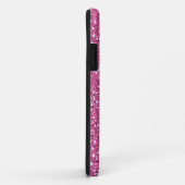 Coques Case-Mate iPhone Parties scintillant Fuschia Glitzy (Dos/Droite)