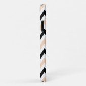 Coques Case-Mate iPhone Parties scintillant géométrique Faux Motif Chevron (Dos/Droite)