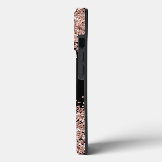 Coques Case-Mate iPhone Parties scintillant Girly Sparkle Sweet 16 Rose Go (Verso / Gauche)