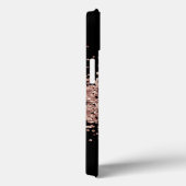 Coques Case-Mate iPhone Parties scintillant Girly Sweet 16 Rose Gold (Verso / Droite)