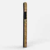 Coques Case-Mate iPhone Parties scintillant Gold Glam Faux (Dos/Droite)