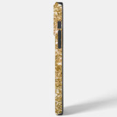 Coques Case-Mate iPhone Parties scintillant Gold Glitz (Verso / Gauche)