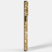 Coques Case-Mate iPhone Parties scintillant Gold Glitz (Verso / Droite)