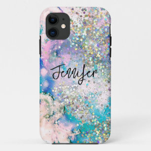 Case-Mate iPhone Case Parties scintillant holographique élégant Bleu Tur