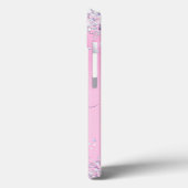 Coques Case-Mate iPhone Parties scintillant Holographique rose Chic (Verso / Gauche)