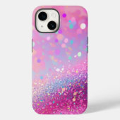Coques Case-Mate iPhone Parties scintillant holographique rose iPhone Mate (Verso)