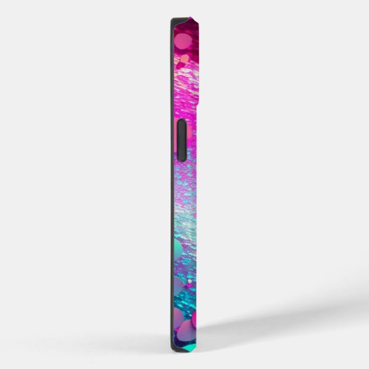 Coques Case-Mate iPhone Parties scintillant Holographique rose profond iPh (Verso / Droite)