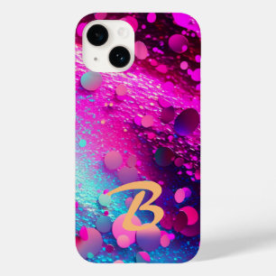 Coque Pour iPhone 14 Parties scintillant holographique rose profond mon