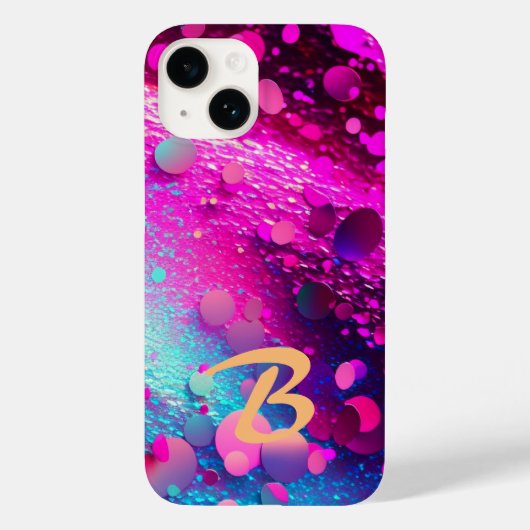 Coques Case-Mate iPhone Parties scintillant holographique rose profond mon (Verso)