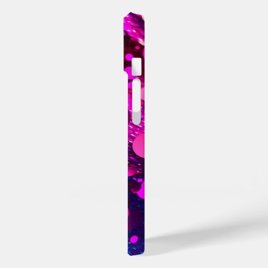 Coques Case-Mate iPhone Parties scintillant holographique rose profond mon (Verso / Gauche)