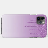 Coques Case-Mate iPhone Parties scintillant Lavender Purple Drivers (Dos (Horizontal))