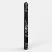 Coques Case-Mate iPhone Parties scintillant Leopard Black Gold personnalis (Dos/Droite)