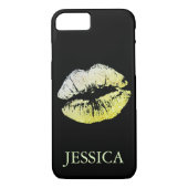 Coques Case-Mate iPhone Parties scintillant Lèvres Motif fille (Dos)