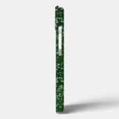 Coques Case-Mate iPhone Parties scintillant look Emerald Green Nom personn (Verso / Gauche)