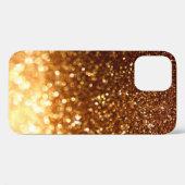 Coques Case-Mate iPhone Parties scintillant lumière dorée (Verso (horizontal))