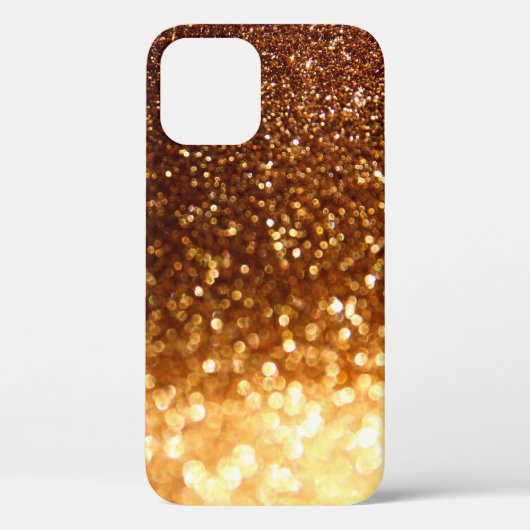 Coques Case-Mate iPhone Parties scintillant lumière dorée (Verso)