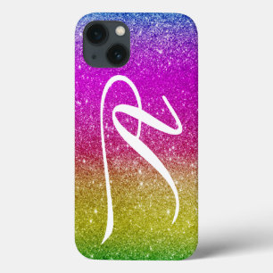 Case-Mate iPhone Case Parties scintillant Magenta rose pâle avec arc-en-