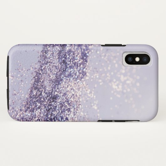 Coques Case-Mate iPhone Parties scintillant magique de la sirène Lilac #1 (Dos (Horizontal))