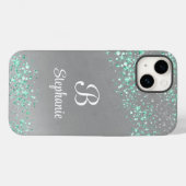 Coques Case-Mate iPhone Parties scintillant magique moderne Stars Argent (Verso (horizontal))