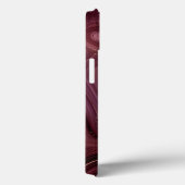 Coques Case-Mate iPhone Parties scintillant marron bordeaux avec les noms  (Verso / Droite)