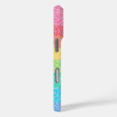 Coques Case-Mate iPhone Parties scintillant mignonne Arc-en-ciel rayures c (Verso / Droite)