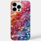 Coques Case-Mate iPhone Parties scintillant moderne Blue Rose Pastel Ombre (Verso)