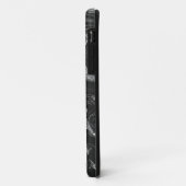 Coques Case-Mate iPhone Parties scintillant moderne en gris noir (Dos/Gauche)