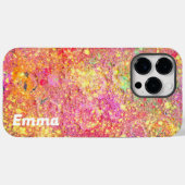 Coques Case-Mate iPhone Parties scintillant moderne en marbre éclaboussure (Verso (horizontal))
