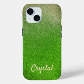 Coques Case-Mate iPhone Parties scintillant moderne Glam Sparkle Nom métal (Verso)
